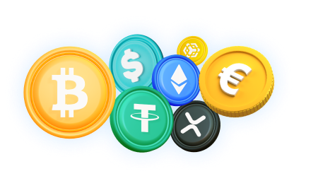Cryptocurrency and fiat payment options